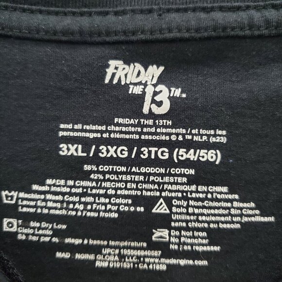 Friday the‎ 13th Jason Vorhees Horror Icon Graphic Tee T-Shirt Unisex Plus 3XL - Picture 3 of 5
